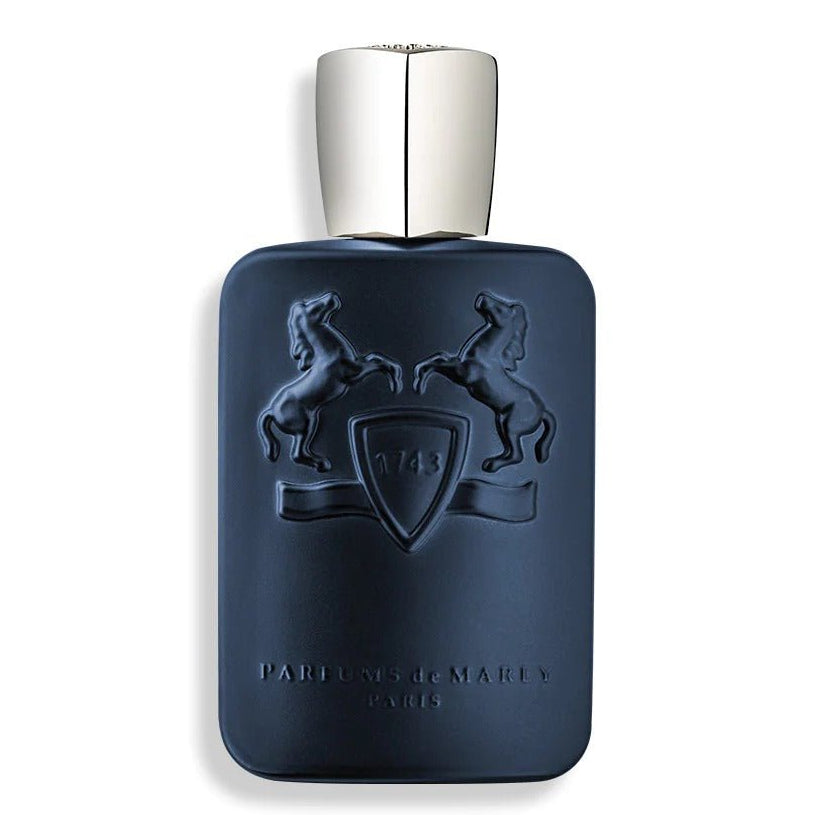 Parfums de Marly Layton Eau de Parfum spray in 4.2 oz (125ml) bottle, featuring elegant packaging and branding.