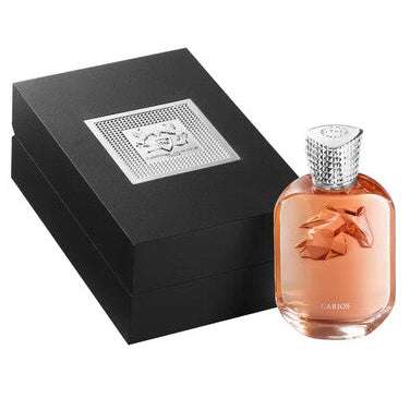 Parfums de Marly Carios Extrait de Parfum in elegant bottle, showcasing luxurious fragrance packaging by Parfums de Marly Paris.