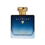 Roja Elysium Pour Homme Eau de Parfum spray bottle, 3.4 oz (100ml), stylish fragrance bottle with silver cap.