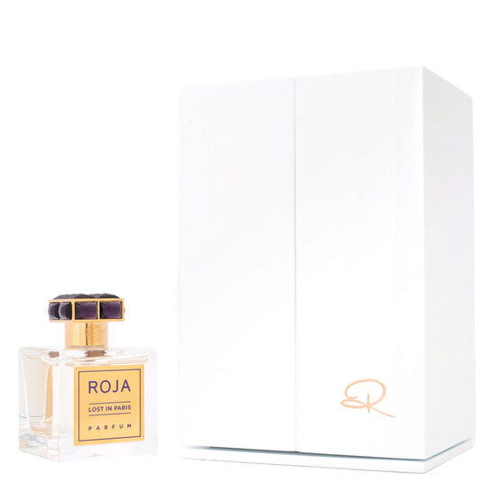 Roja Lost in Paris parfum spray in a 3.4 oz bottle, featuring elegant packaging and the luxurious fragrance of Roja brand perfume.