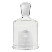 Creed Royal Water Eau De Parfum bottle with elegant design, showcasing the luxurious fragrance in a sleek, clear glass bottle.