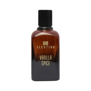 Scentido Vanilla Spice Eau de Parfum spray in 2.5 oz bottle, featuring warm vanilla and spicy fragrance notes.