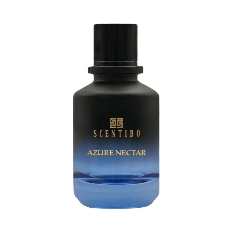 Scentido Azure Nectar Extrait spray bottle, 3.4 oz (100ml), with elegant packaging and clear label displaying the fragrance name.