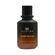 Scentido Ivory Bloom Extrait spray bottle, 3.4 oz (100ml), elegant fragrance with floral scent in a sleek glass bottle