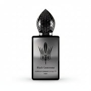 Stephane Humbert Lucas Black Gemstone Eau De Parfum spray bottle, 1.7 oz (50ml), with elegant black and metallic packaging.