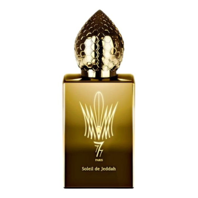 Stephane Humbert Lucas Soleil de Jeddah Eau de Parfum spray bottle, 1.7 oz, with elegant packaging and floral notes.