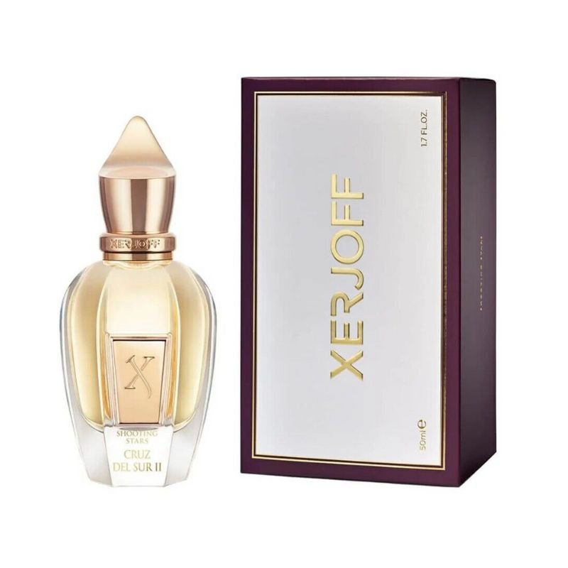 Pre-order Xerjoff Cruz del Sur II Eau de Parfum spray in 1.7 oz (50ml), featuring luxurious fragrance and elegant bottle design.