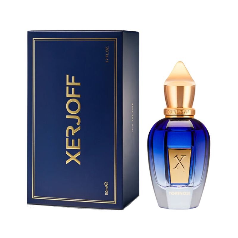 Xerjoff Torino21 Eau de Parfum spray bottle, 1.7 oz (50ml), elegant fragrance packaging with the Xerjoff brand label.