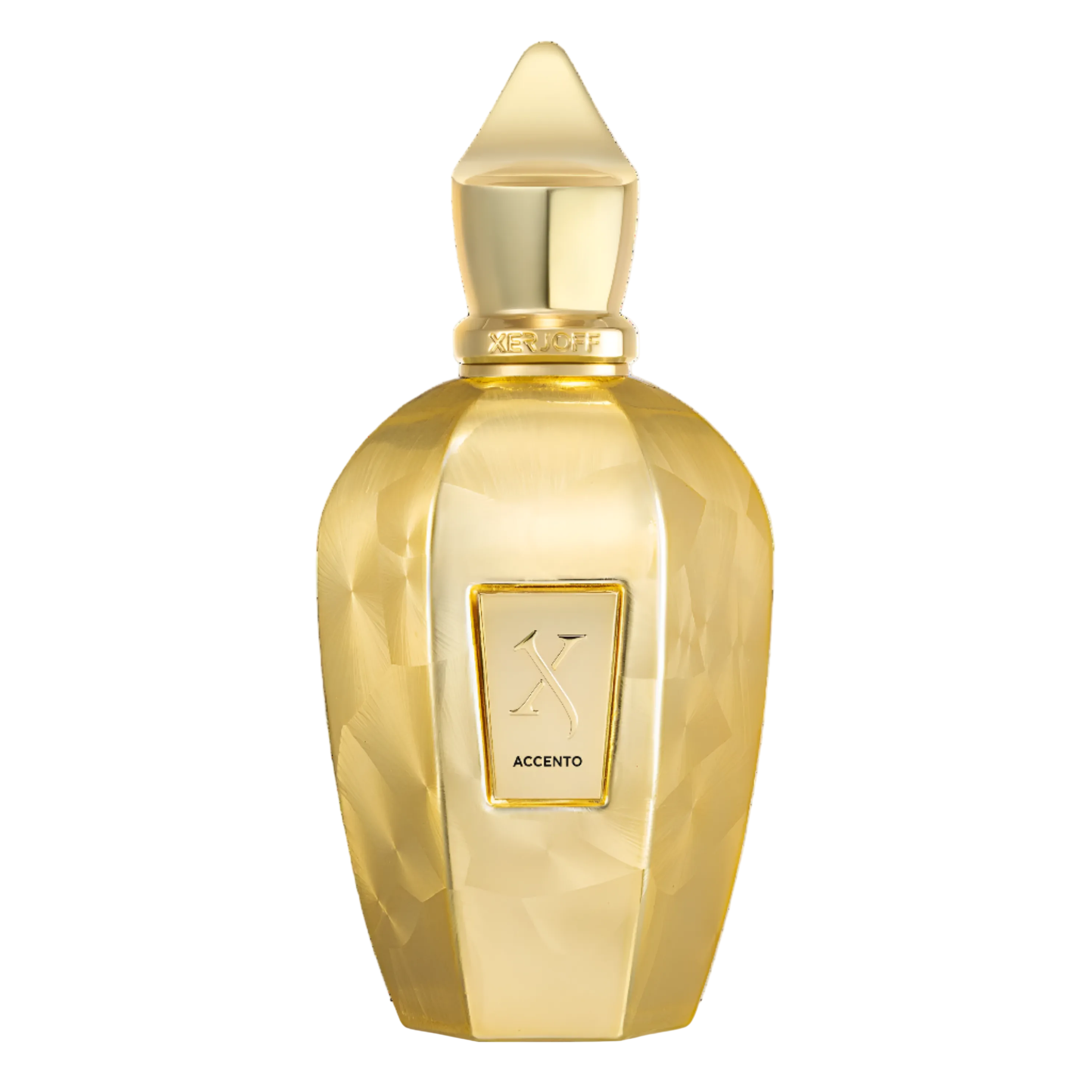 Xerjoff Accento Overdose Eau de Parfum spray in 3.4 oz (100ml) bottle with elegant design and branding.