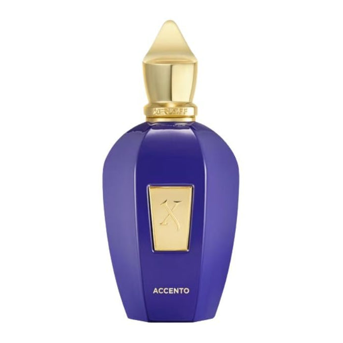 Xerjoff Accento Tester Eau de Parfum spray in 3.4 oz / 100ml bottle, showcasing the luxurious fragrance and elegant packaging.