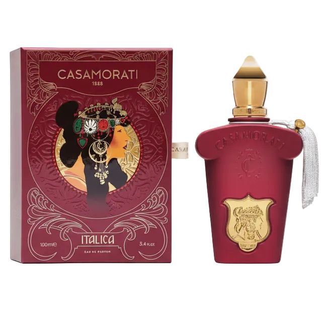 Xerjoff Italica Eau de Parfum tester bottle, 3.4 oz (100ml) spray, showcasing the elegant fragrance bottle and design.