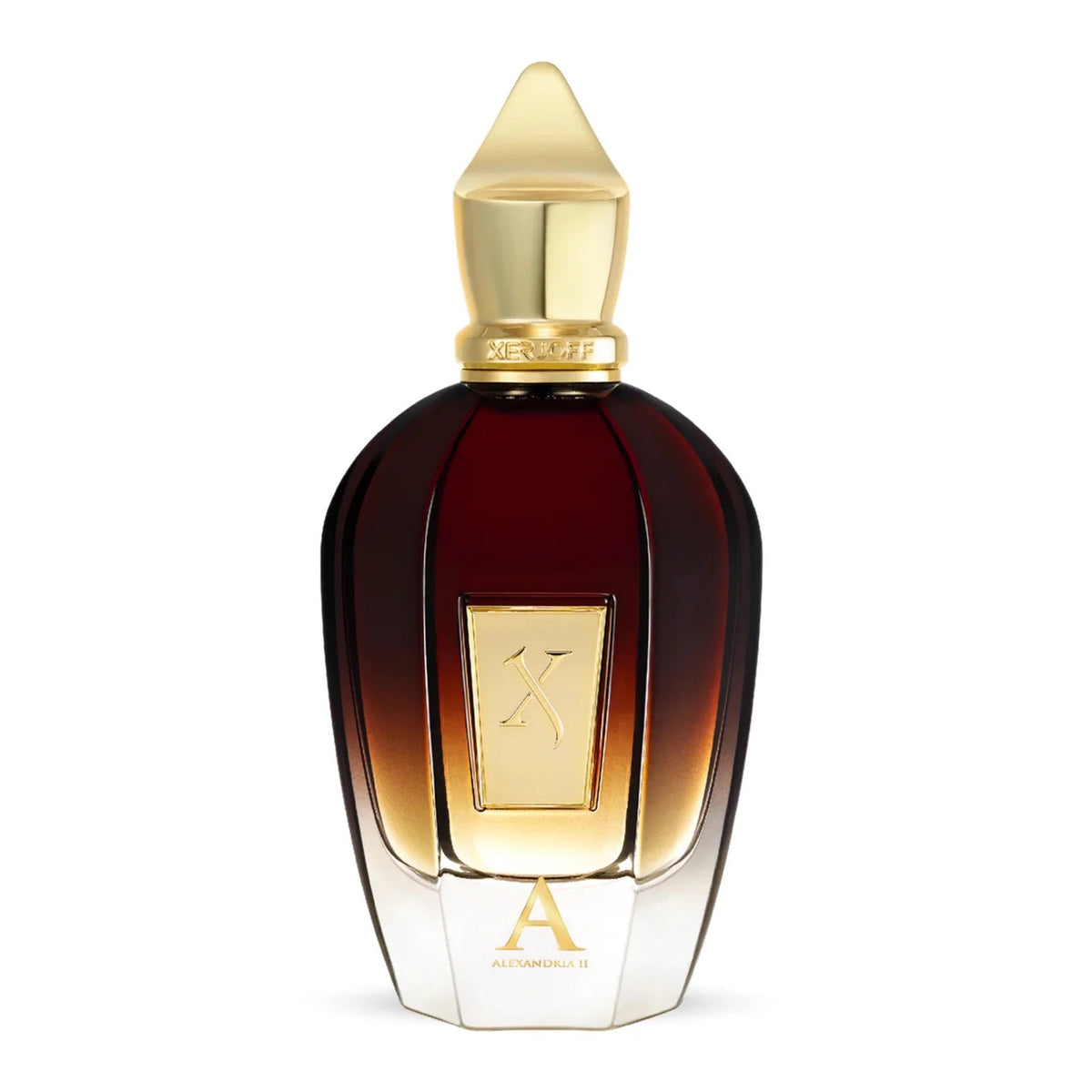 Xerjoff Alexandria II parfum spray in 3.4 oz (100ml) bottle, showcasing elegant packaging and design.