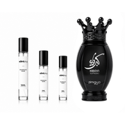 Kibria Supremo Zimaya perfume decant sample from The Scent Plug, showcasing a small glass vial with fragrance label.